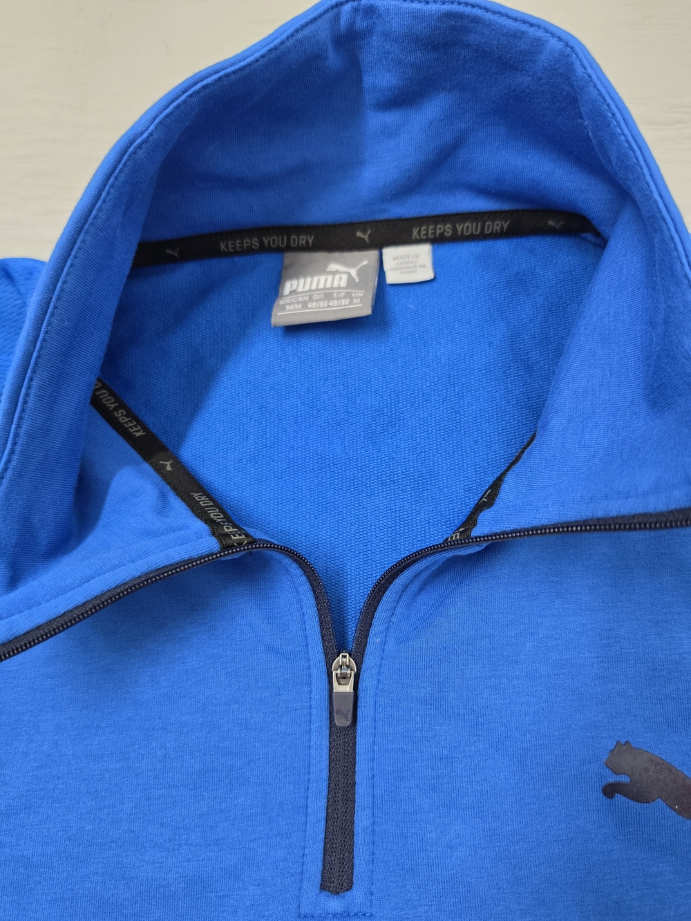 Puma Men’s Royal Blue Half-Zip Performance Pullover